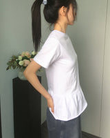 ボンテフリルショートスリーブTシャツ