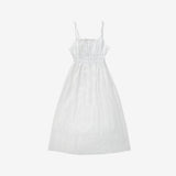 Tasty Shirring String Long Dress
