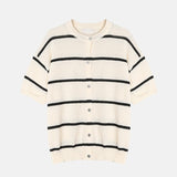 ASCLO Border Summer Short Sleeve Cardigan (5color)