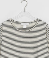 [unisex] カオリボーダー長袖Tシャツ