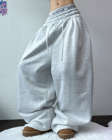 FLEECE🔥HEATER🔥BALLOON WIDE LONG PANTS💚💙💛🩶 7COLOR