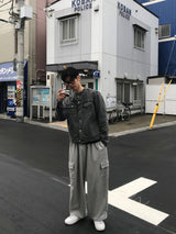 ドライウォッシングセットアップデニムジャケット