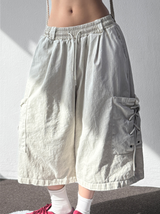 Conti Pig Ropeside Wide Bermuda Pants 3Color