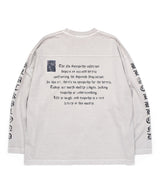 BBD  クラッシュドフェイスピグメントロングtシャツ