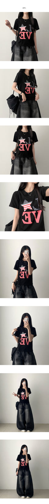 Chels Star Love 半袖T