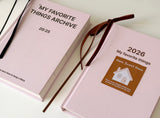 2026 My Favorite Things HOME SWEET HOME hard cover diary