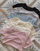 WD Tencel Wool Short Sleeve T-shirt (6color)