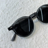Vintage Proportion Round-Frame Sunglasses