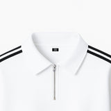 [Unisex] スウェットトラックハーフジップオーバーフィットスウェットシャツ (2color)