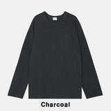 Bor Pigment Snap Long Sleeve
