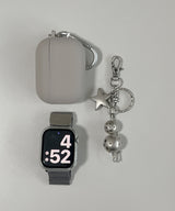 three star clip keyring