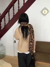 マウレオパードフリンジスカーフ