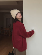 Roem Wool Round Cardigan