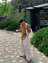 Hyper Essential Overfit Linen Shirt