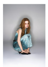 Spring/Summer 2025 New Blue and Black Printed Dresses