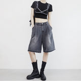 Oban Pintuck Damage Bermuda Pants