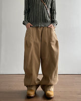 Volume Rivet Cotton Pants