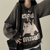 Alk ビンテージキャットスウェットシャツ