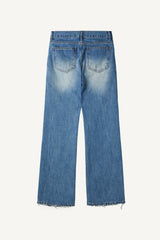 Low Hem Vintage Flare Denim Pants