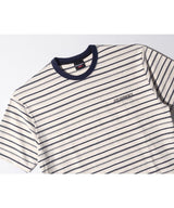 LB Stripe Simple Logo Washed Tee (Ivory)