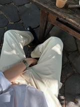 LMN Milan Cotton Pintuck Wide Pants (4 colors)