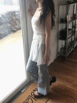 シワブーツカットデニム