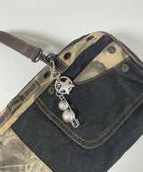 three star clip keyring