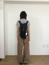 Seersucker キャップスリーブシャツ