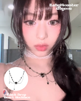 [Babymonster Ahyeon Pick!] バックドロップハートネックレス