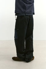ミックスファブリックm65パンツ (Washed Navy)