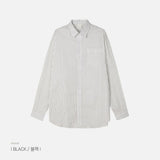 ASCLO モダンストライプロングシャツ (2color)