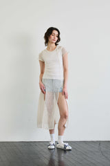 WITTY KNIT ONE-PIECE / IVORY