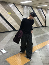 バードコットンワイドカーゴパンツ 3C