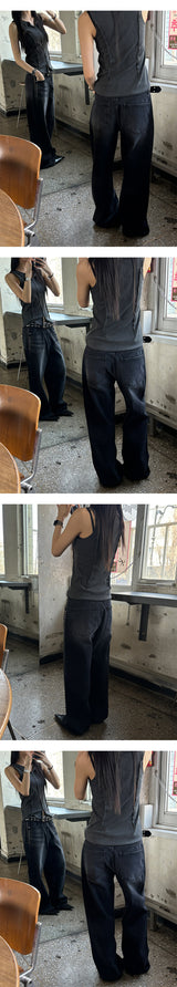 [S/S] Pigment cutting sleeveless top(3color)