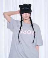 M3OW Tシャツ - ライトグレー