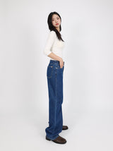 2ND REPRODUCTION PRE-ORDER DEEO ブルーミッドウエストストレートデニム code 26202