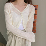 Miel Summer Cropped Cardigan