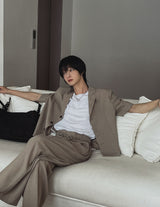Rodina Two-Tuck Semi Wide Slacks