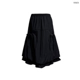 (2color) Shirring Pocket Frill Balloon Skirt