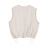 FLEECE REVERSABLE CHECK VEST 
