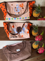 UnsocialNight 3 ways Canneles dot tote bag