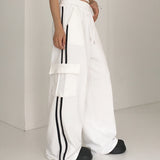 Pict Track Color Cargo Pocket Sweat Pants