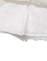 DOT MESH CANCAN SKIRT(IVORY)