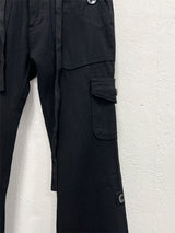 CARGO SLIM BOOTS CUT PANTS (2C)