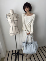 [prts made]ポートレートキャンバスビッグショッパーバッグ (5colors)
