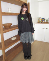 チョアヴィンテージアーガイルパッチTシャツ