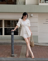 Shine Blouse & Mini Skirt Set