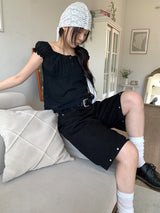 スタッドバミューダパンツ (2C)
