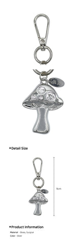 Mystic Mushroom Keychain