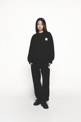 25SS BOX BASIC LOGO SWEATSHIRT BLACK